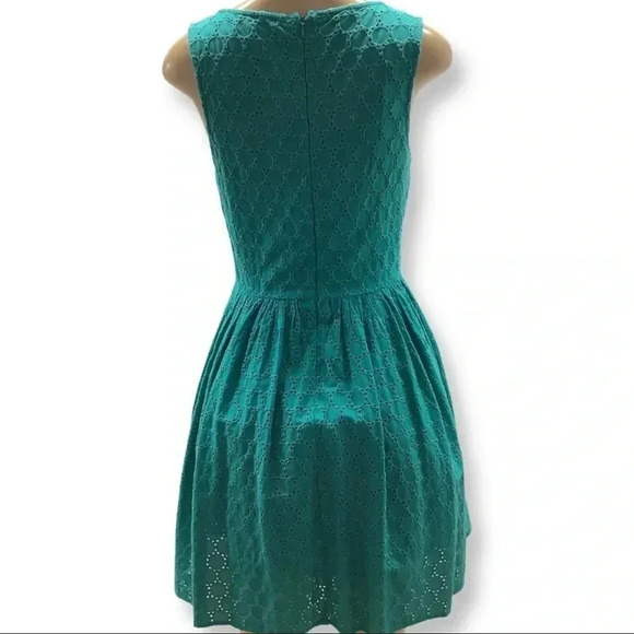 Old Navy Teal Sleeveless Dress Preowned - Picture 3 of 4